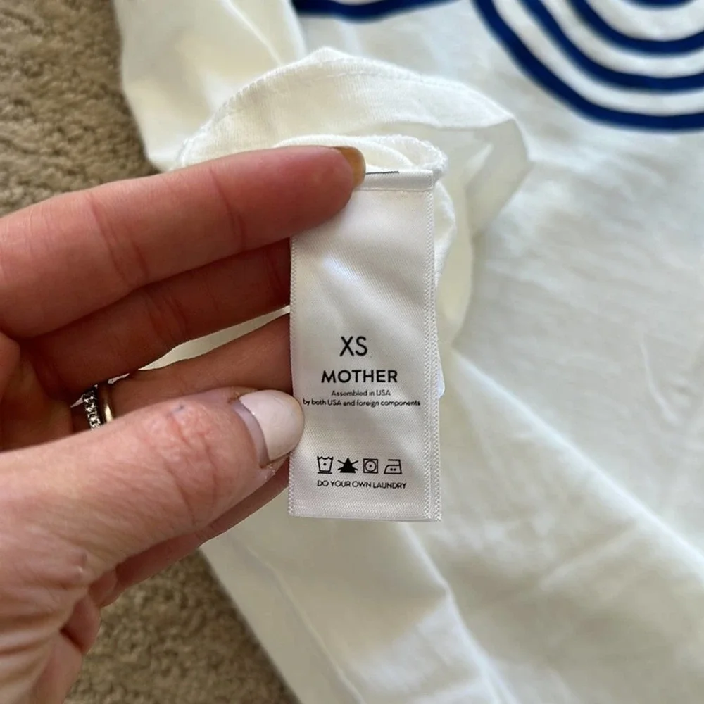 Mother The Itty Bitty Goodie Enjoy It XS NWT - Picture 8 of 8